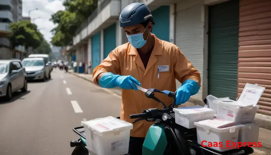 tipos de documentos e cargas médicas aceitas pelo motoboy