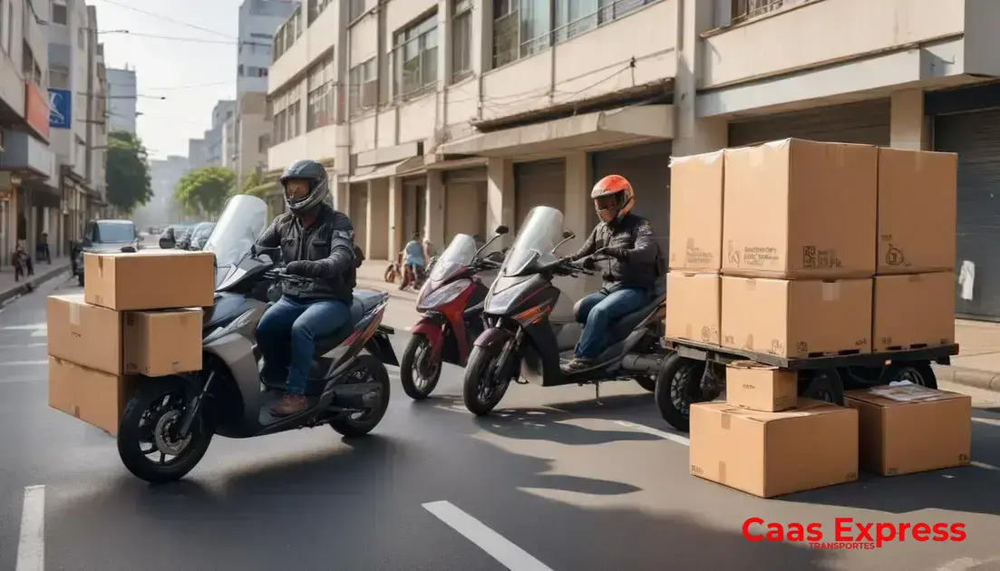 Tipos de serviços de motoboy para materiais de limpeza