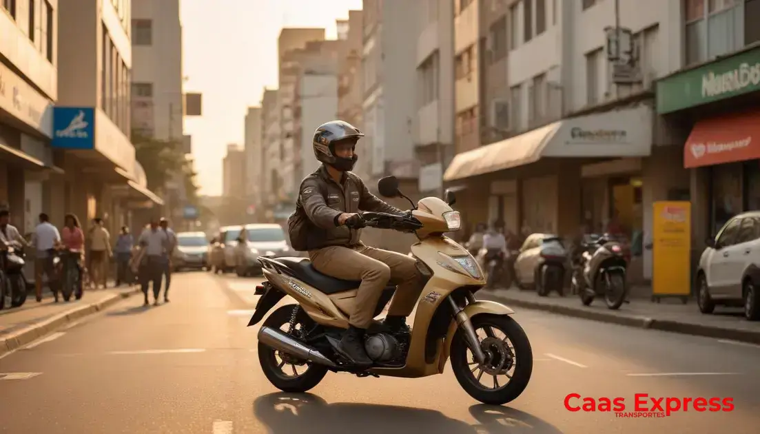 Como motoboy acelera processos em turismo