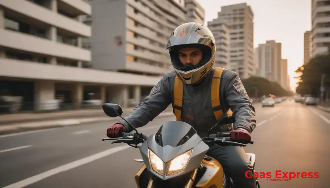 Como um motoboy agiliza a logística acadêmica