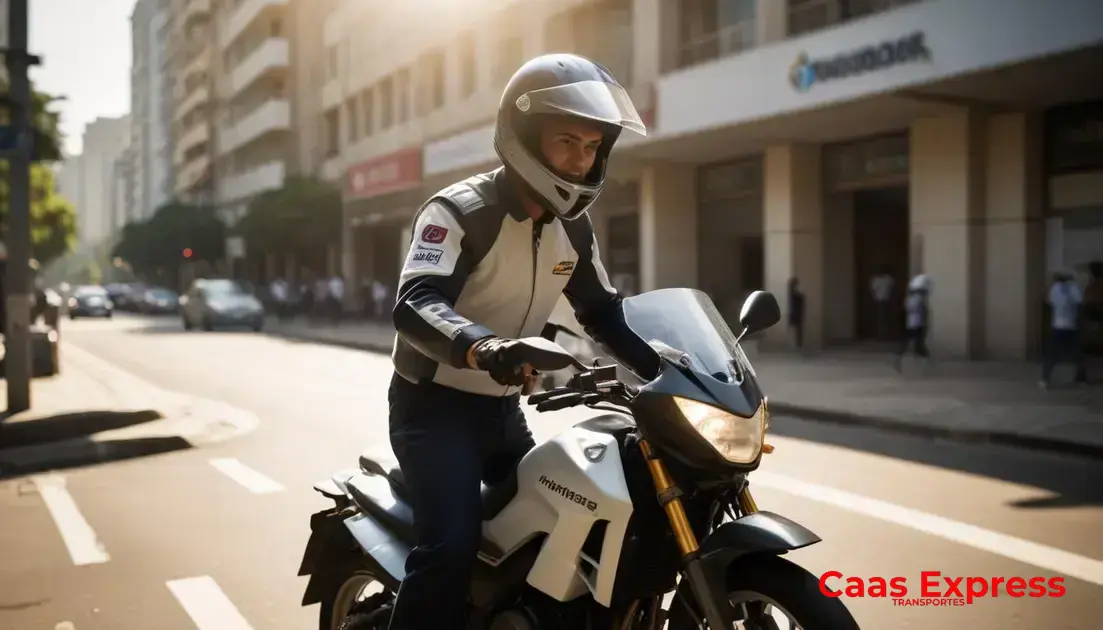 Como um motoboy especializado ajuda na agilidade dessas retiradas