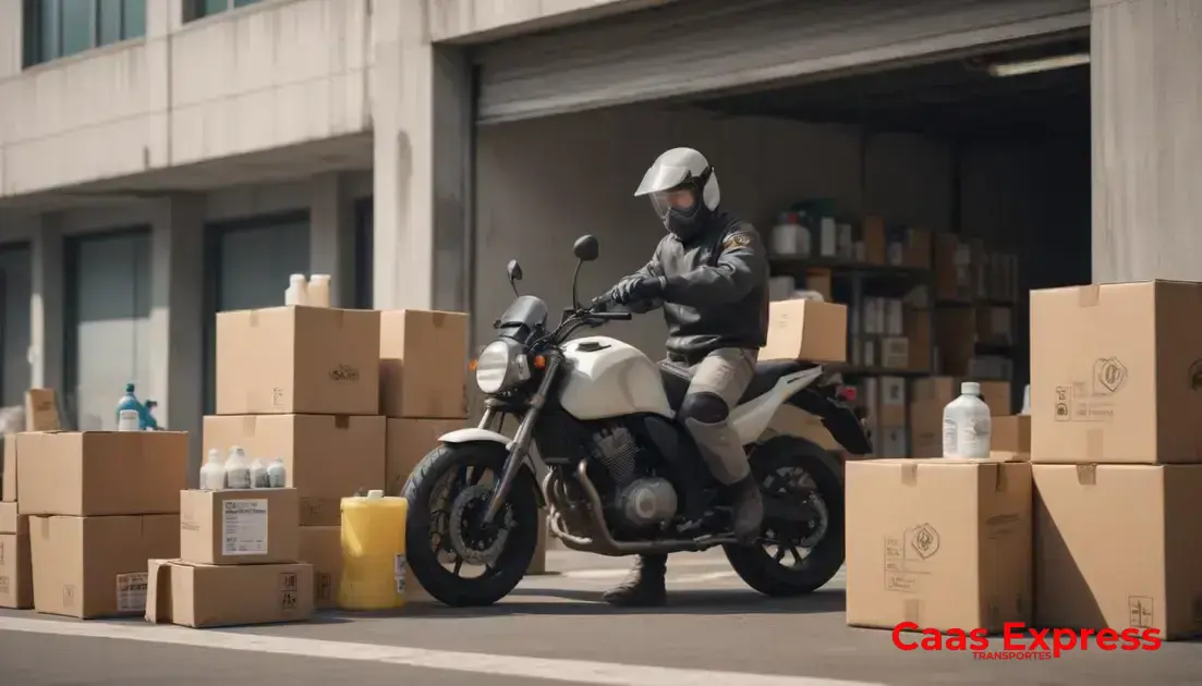 Cuidados e segurança na entrega de produtos de limpeza