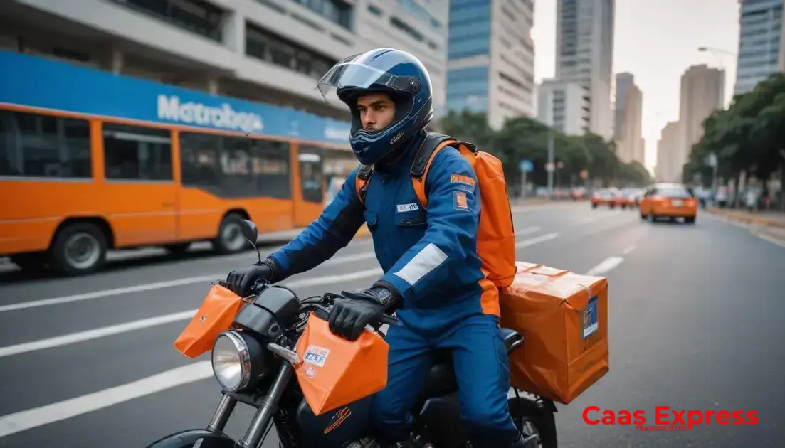 Entrega de materiais de segurança para empresas com motoboy Guarulhos