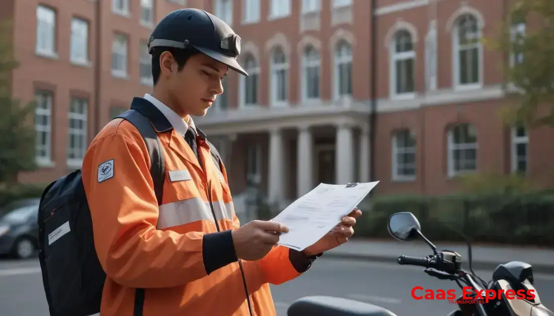 Garantias de segurança e rastreamento nas entregas