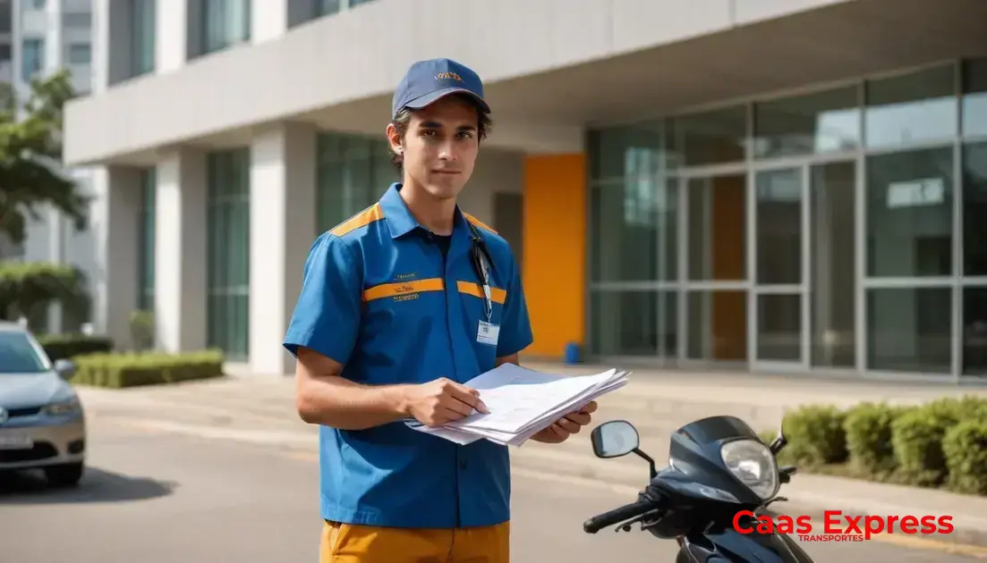 Motoboy para retirada de documentos em clínicas Guarulhos