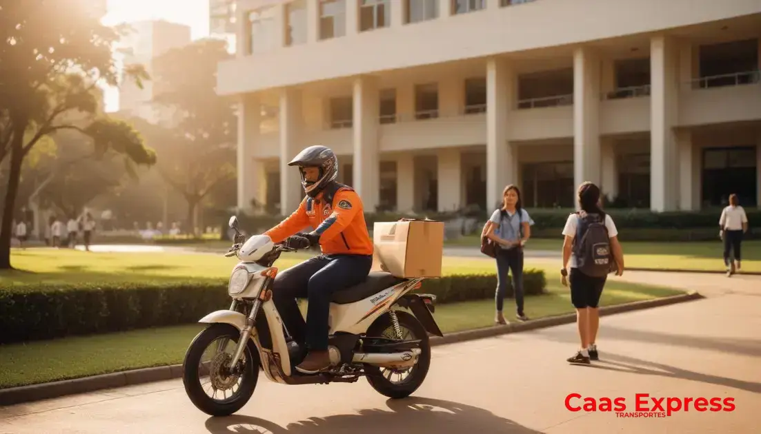 Motoboy para retirada de documentos em universidades Guarulhos