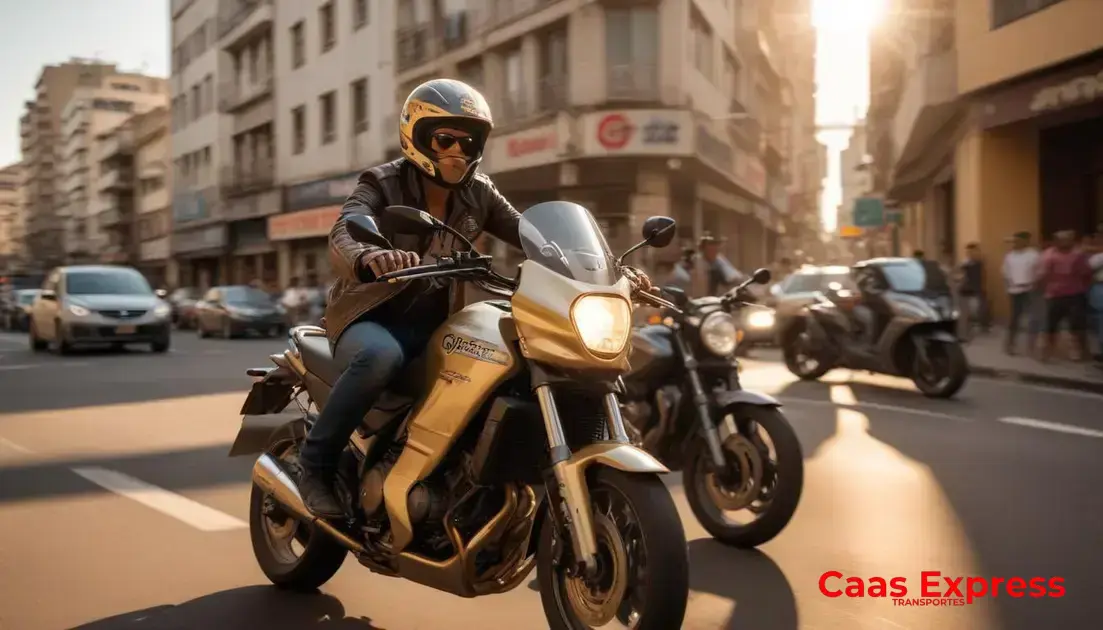 Motoboy para transporte de documentos acadêmicos Guarulhos