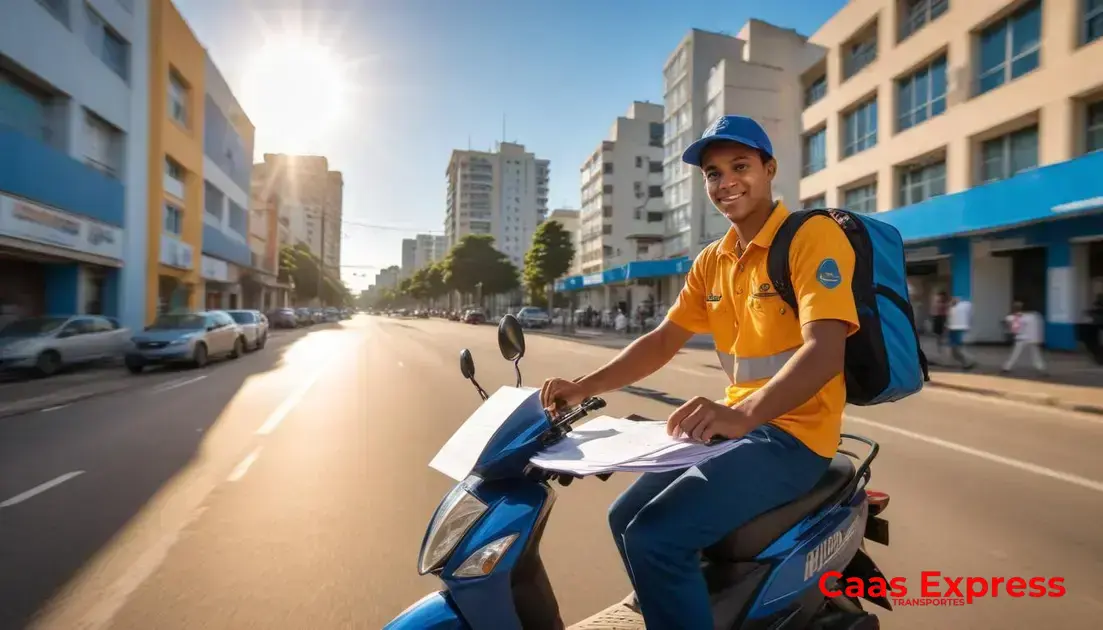 Motoboy para transporte de documentos escolares Guarulhos