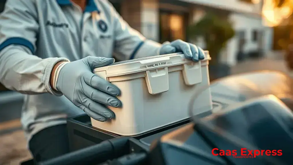 Segurança e cuidados no transporte de materiais veterinários