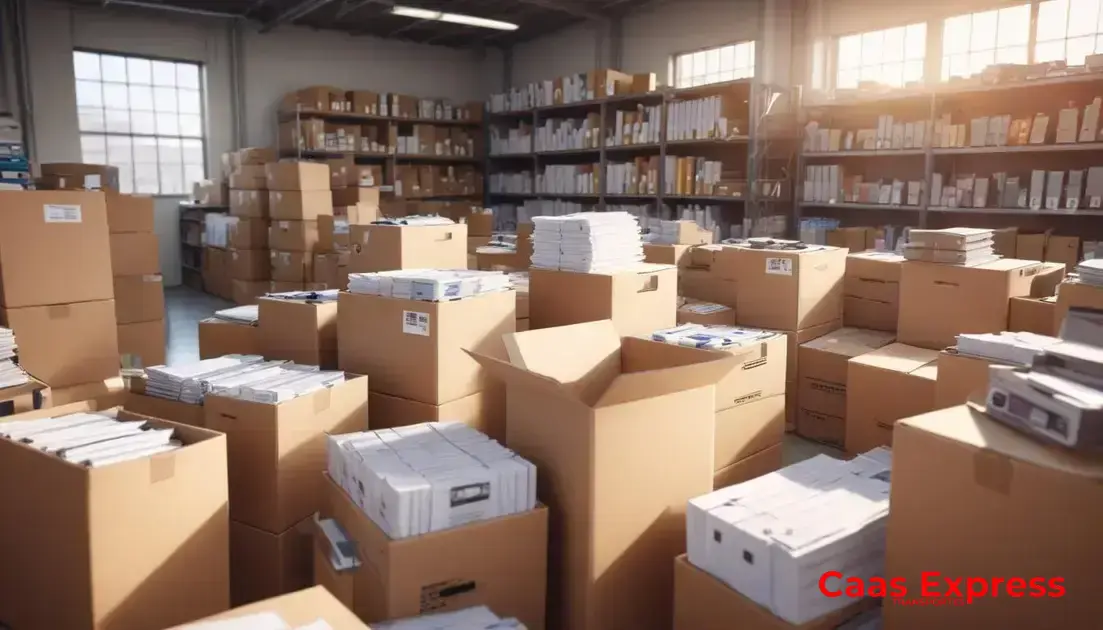 Tipos de materiais de escritório ideal para entrega expressa