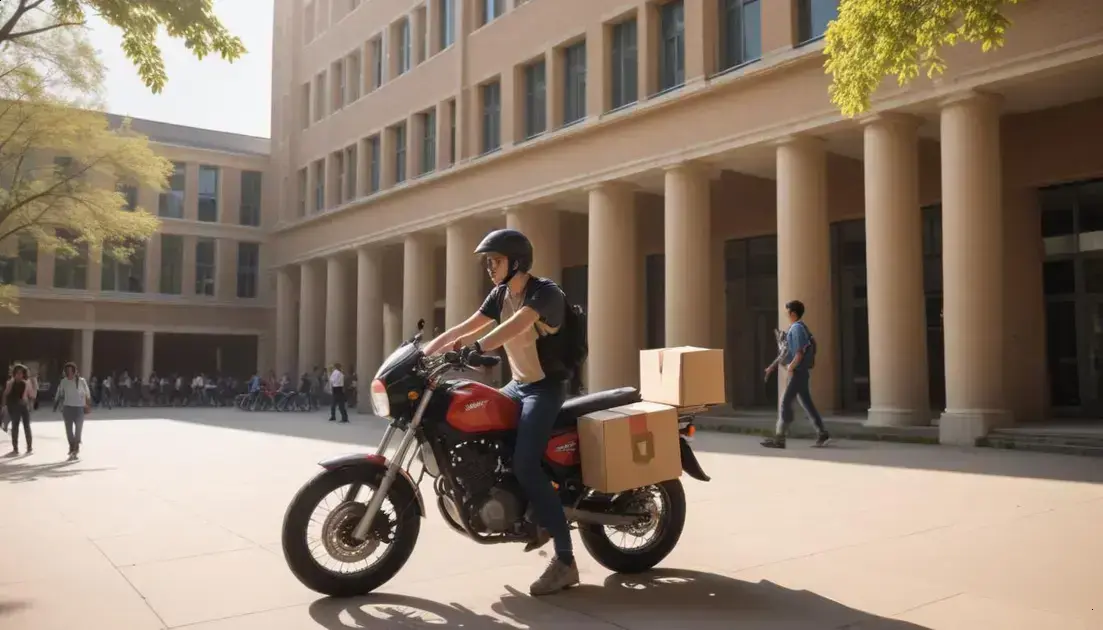 Tipos de entregas comuns em universidades