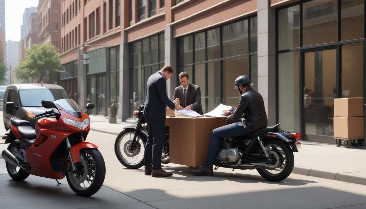 Segurança, embalagem e cadeia de custódia para documentos contratuais