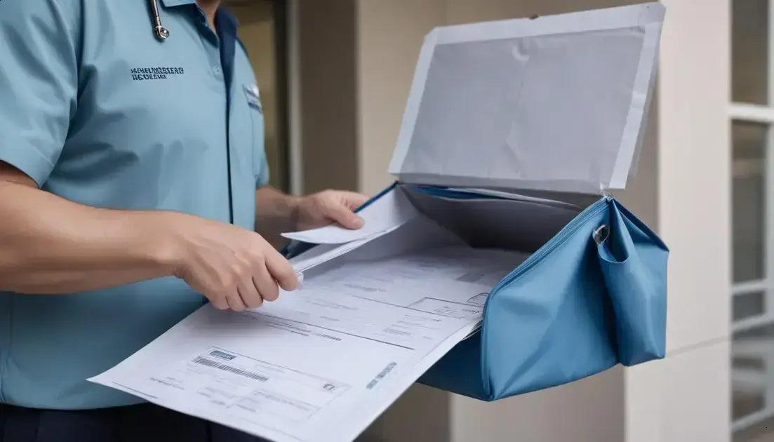 Garantia de segurança na retirada de documentos hospitalares