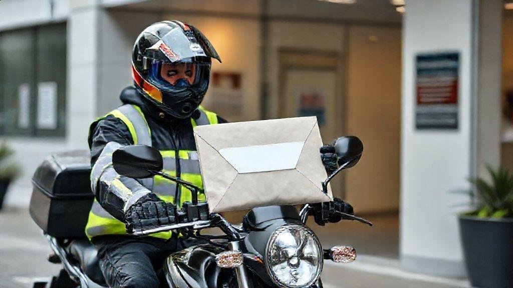 Motoboy para transporte de documentos médicos: entrega segura e rápida