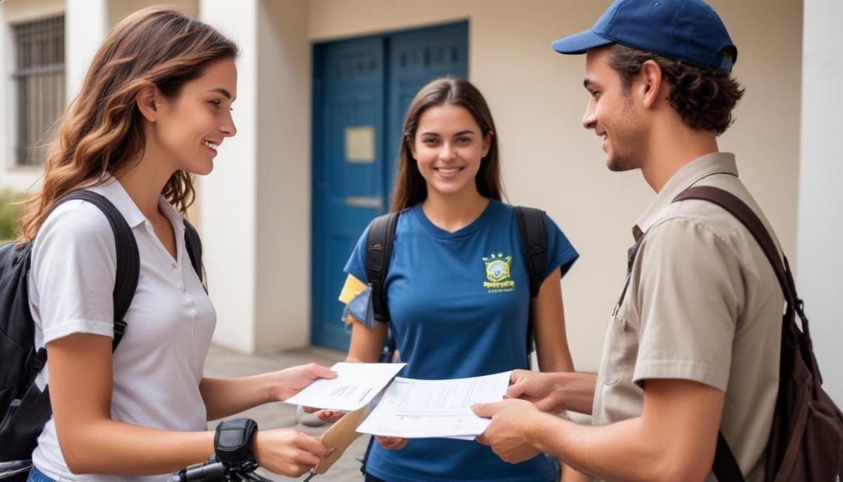 Embalagem e preparação dos documentos
