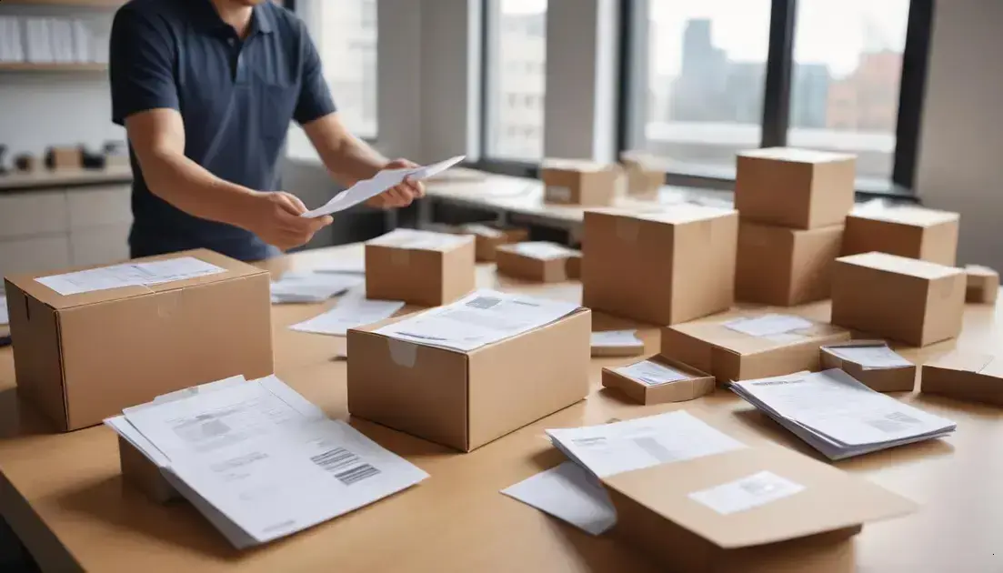 Tipos de documentos e cargas pequenas atendidas com eficiência