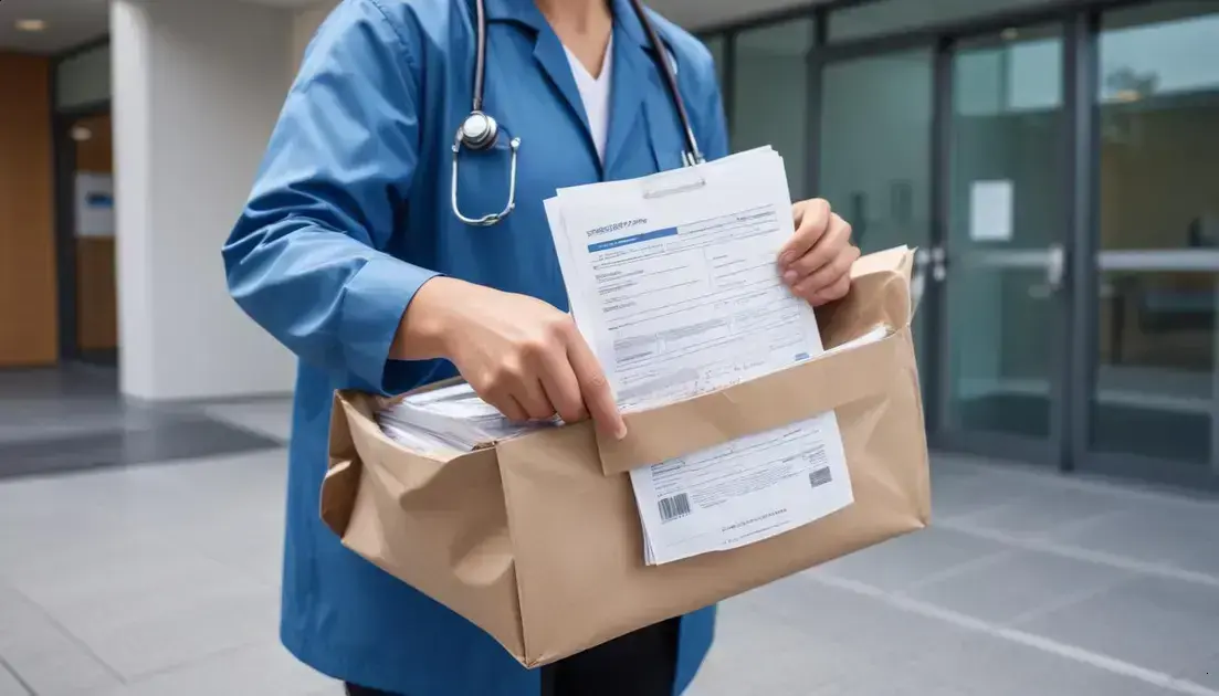 Tipos de documentos e cuidados no transporte