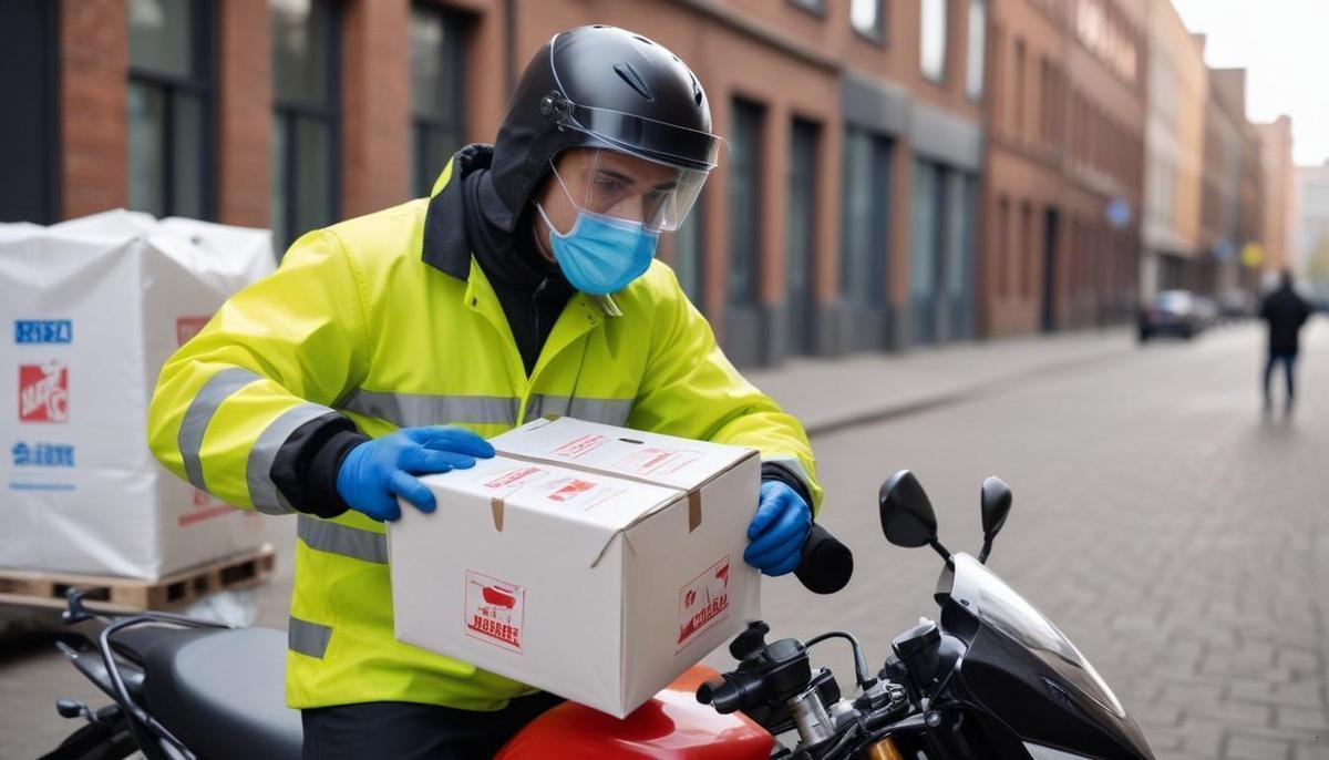 Preparação e documentação para coleta e entrega de exames