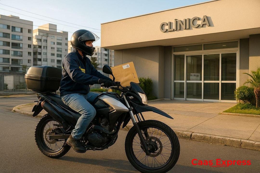 Motoboy particular para retirada de exames