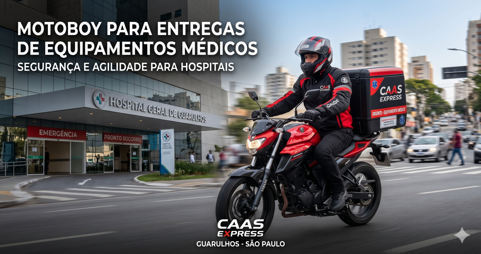 Motoboy para Entregas de Equipamentos Médicos