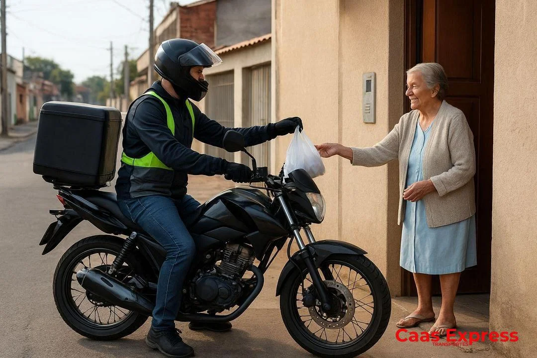 Serviços de motoboy para entregas de medicamentos em farmácias para clientes idosos