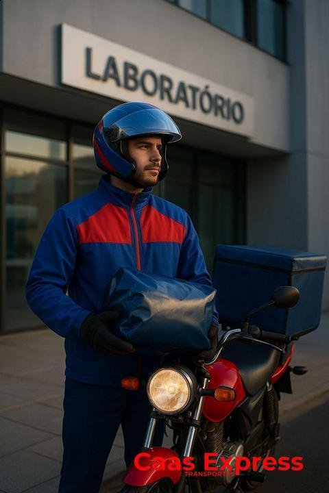 Entrega de amostras médicas com motoboy: rapidez e segurança para seu laboratório