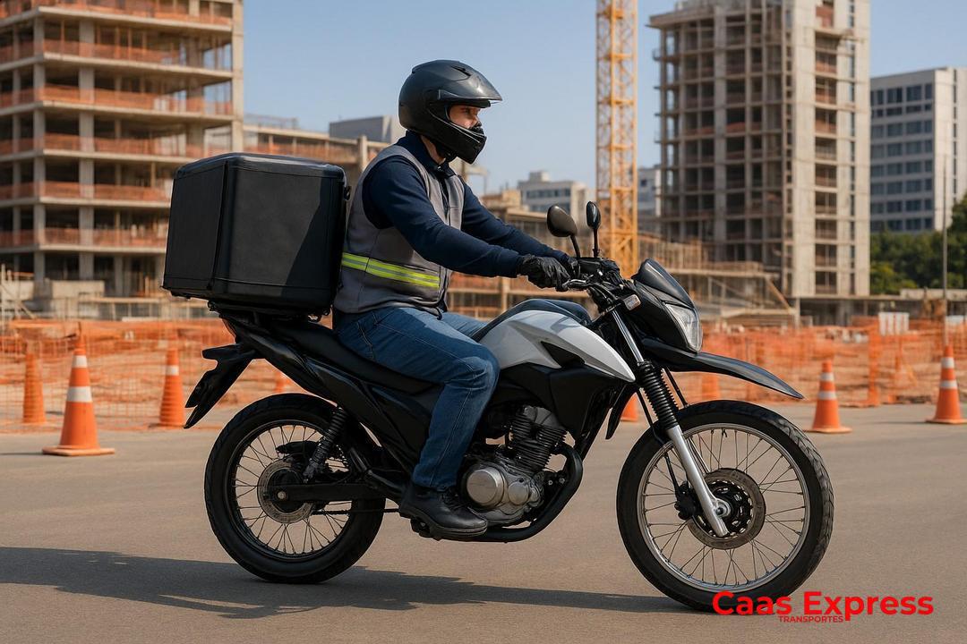 Entrega de materiais de construção com motoboy em Guarulhos: quando a obra não pode parar