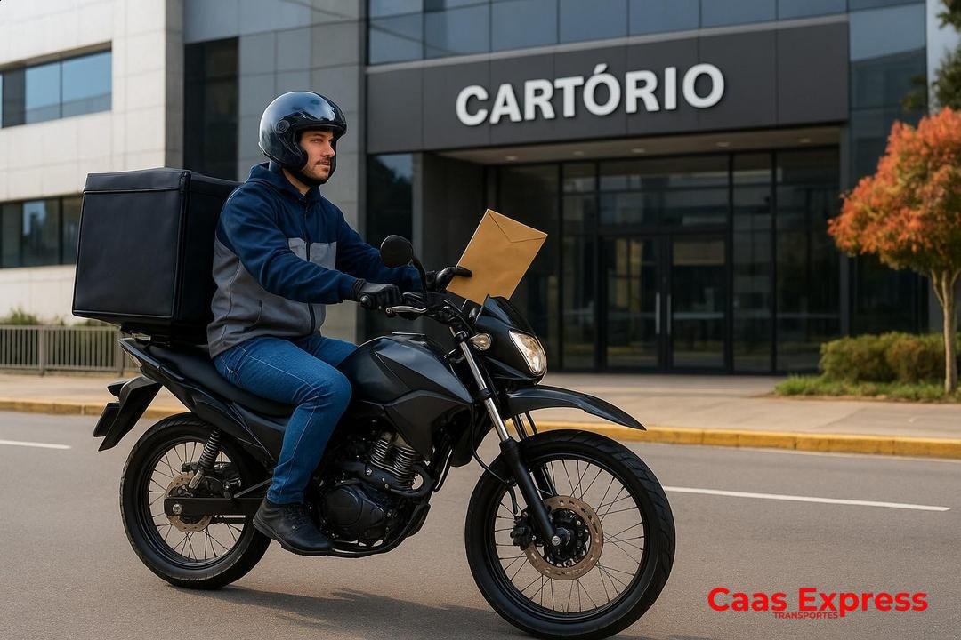 Entrega de documentos para cartórios em Guarulhos com motoboy: prazo, segurança e controle