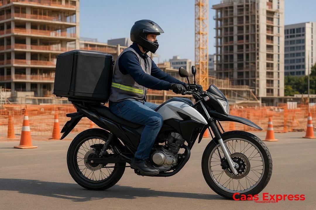 Entrega de materiais de construção com motoboy em Guarulhos: quando a obra não pode parar