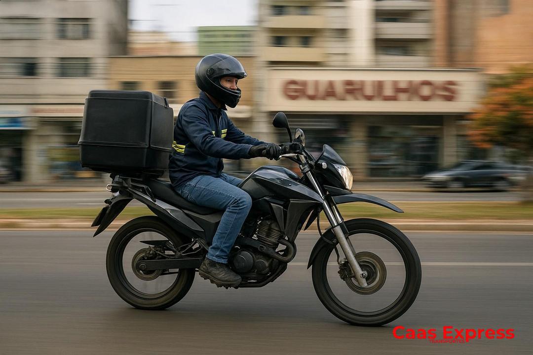 Motoboy para entrega de cartões bancários em Guarulhos