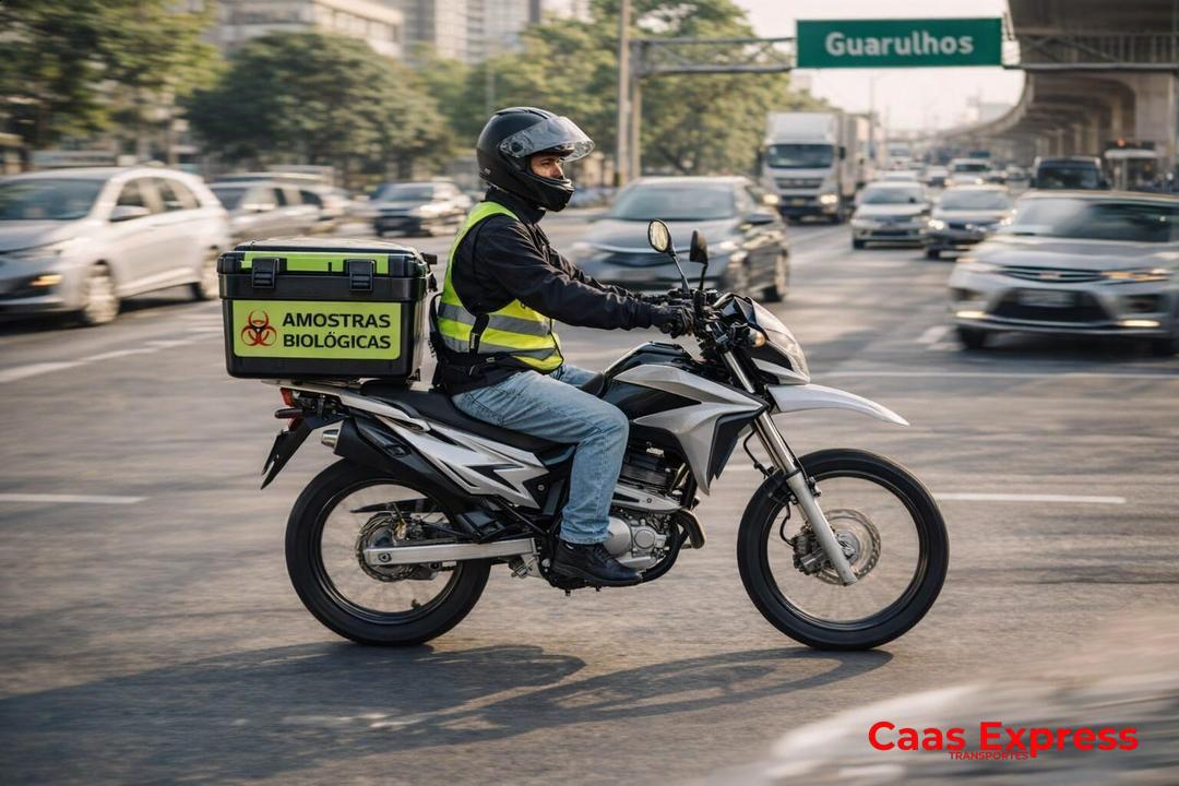 Motoboy para retirada de amostras médicas: agilidade na logística em Guarulhos