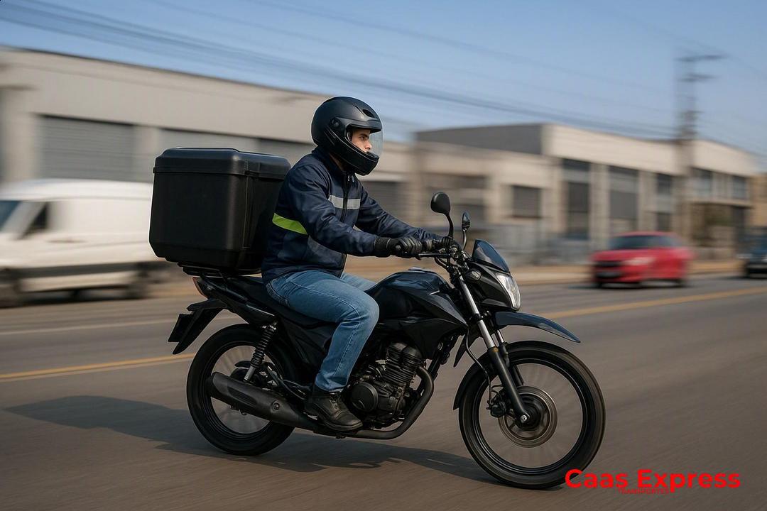Motoboy para transporte de peças industriais em Guarulhos