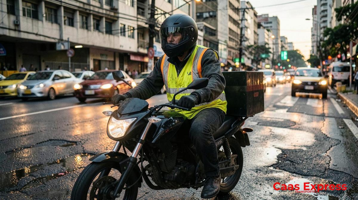 Comprovante de entrega motoboy: segurança e prazo no B2B